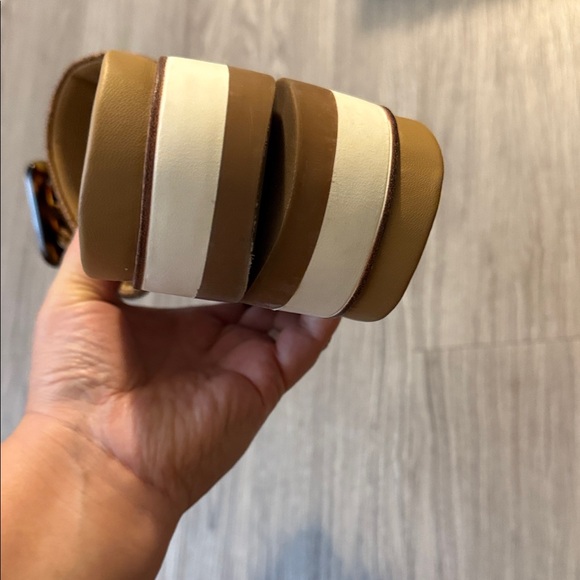 Sam Edelman Brown Slide Sandals with Tortoise Buckle Size 8.5 - Picture 11 of 13